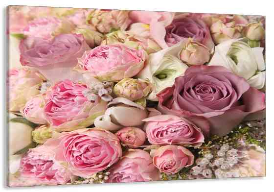 Картина холст у вітальню / спальню   Троянди    MLP_61 ( 60х30см ) Київ