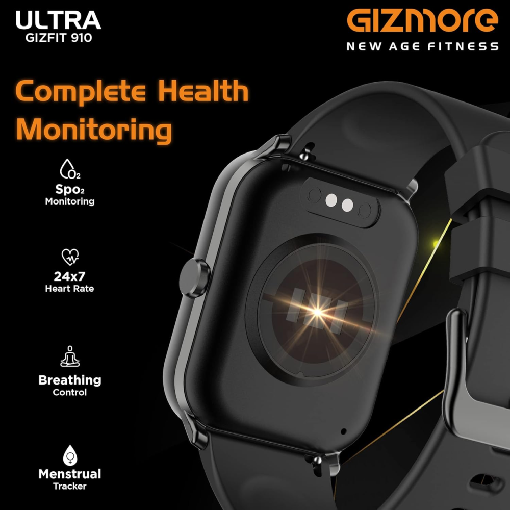 Розумний годинник GIZMORE GizFit 910 Ultra BT — Стиль, ШІ та повний контроль на вашому зап'ясті Київ - фото 7