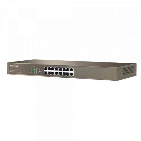 Комутатор TENDA TEG1016G 16port 10/100/1000/BaseT rackmount 19" (TEG1016G) Київ