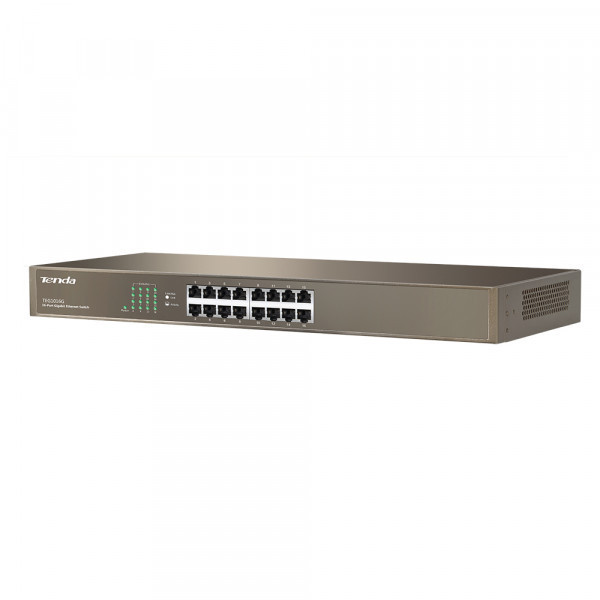 Комутатор TENDA TEG1016G 16port 10/100/1000/BaseT rackmount 19" (TEG1016G) Київ - фото 3