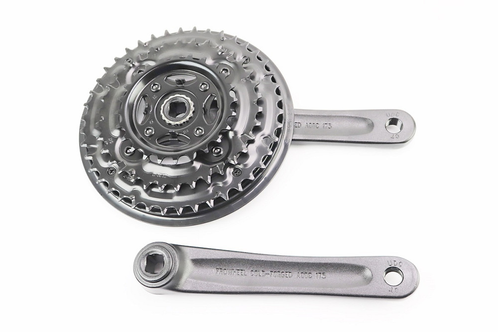 Шатуни "квадрат" 175мм, 42.34.24T MTB, алюмінієві, чорні MA-AC49 (в упаковці) Киев - изображение 2