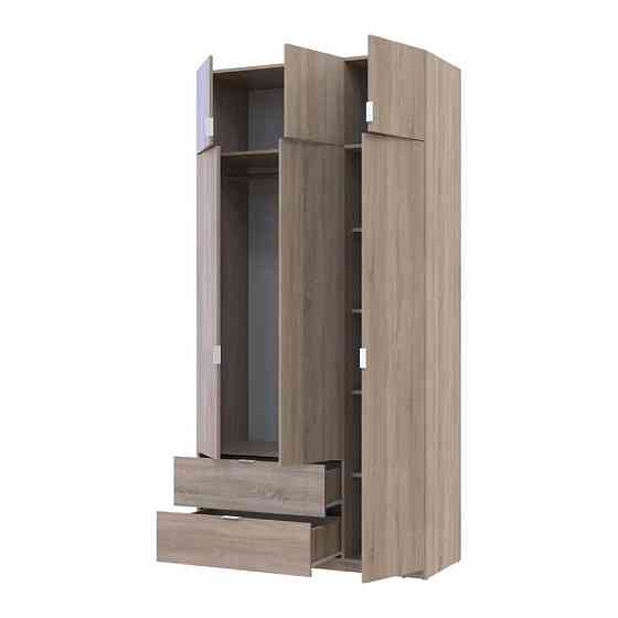 Шкаф для одежды Doros Лукас Дуб Сонома 3ДСП 120х50х240 DRS-011651 (80737799) Львов