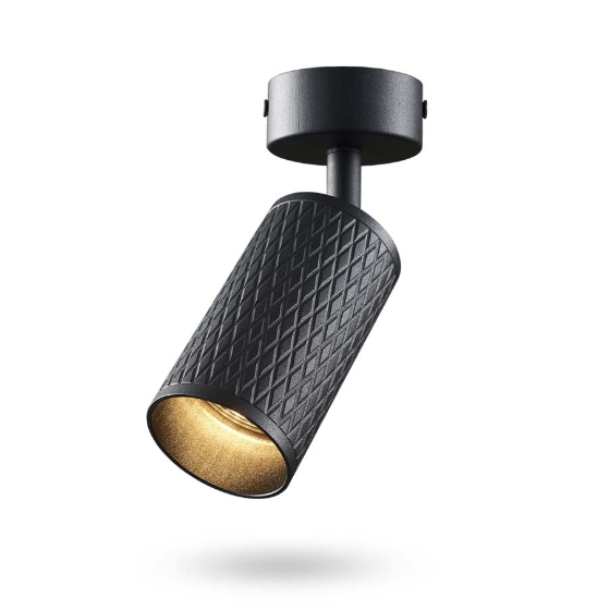 LED Світильник під лампу GU10 поворотний чорна призма VL-SPF02B-BP Videx Житомир - фото 3