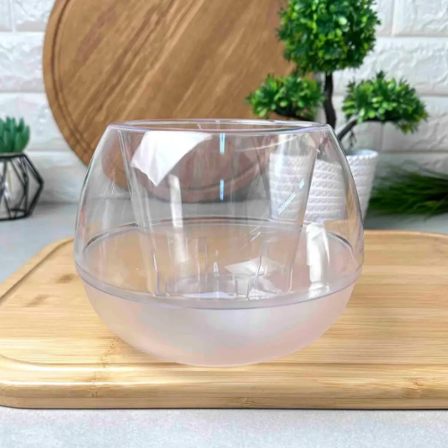 Вазон Сфера 10 см прозорий Алеана Житомир