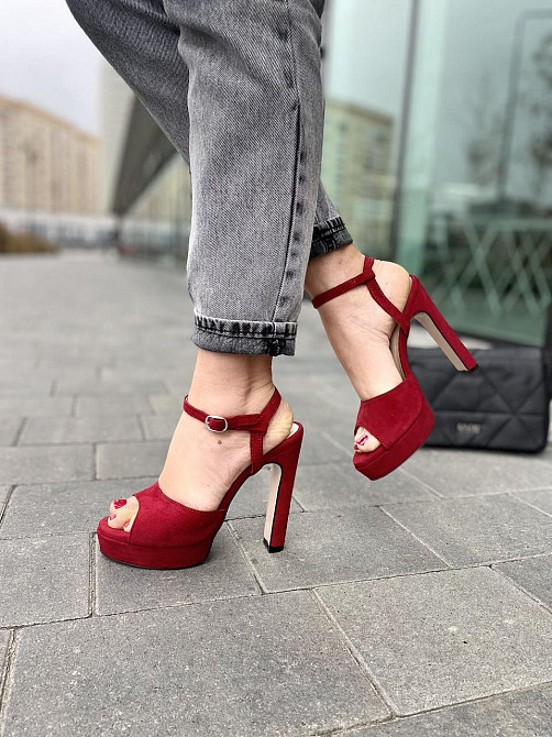 Nivelle Босоніжки жіночі NIVELLE 1825/9510-12004 червоні (літо, замша натуральна) (3718) лише 3 Коломия - фото 5