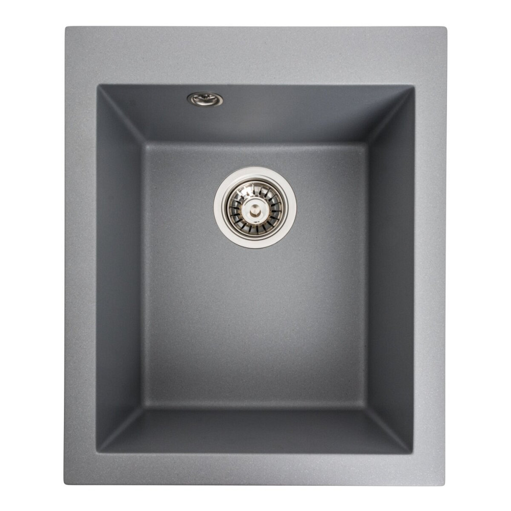 VALESO Гранітна мийка для кухні VALESO SOKIL 4150 матова Сірий металік Киев - изображение 2