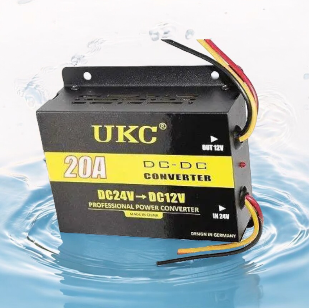 Преобразователь напряжения 24в в 12V Авто инвертор конвертор DC/DC 24v-12v 20A  UKC Одесса - изображение 1