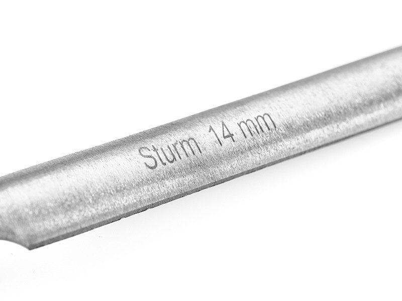 Набор стамесок полукруглых (10, 12, 14, 16 мм) Sturm 1063-02-S4 (читать описание) Ровно - изображение 5