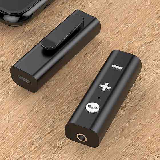 Адаптер для наушников Essager EBT53-DT01-P Bluetooth 5.3 (Черный) Николаев
