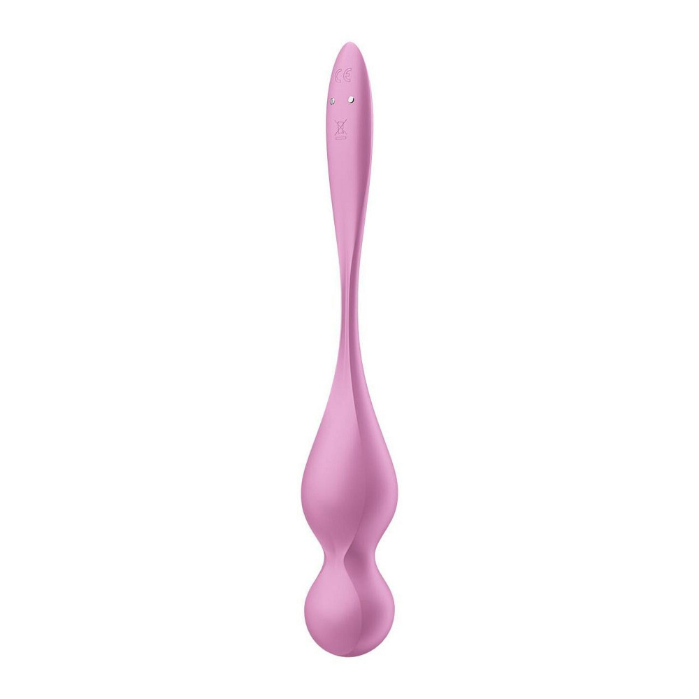 Вагинальные смарт-шарики с вибрацией Satisfyer Love Birds 1 Connect App Pink, 78 г Sex Aura Киев - изображение 4