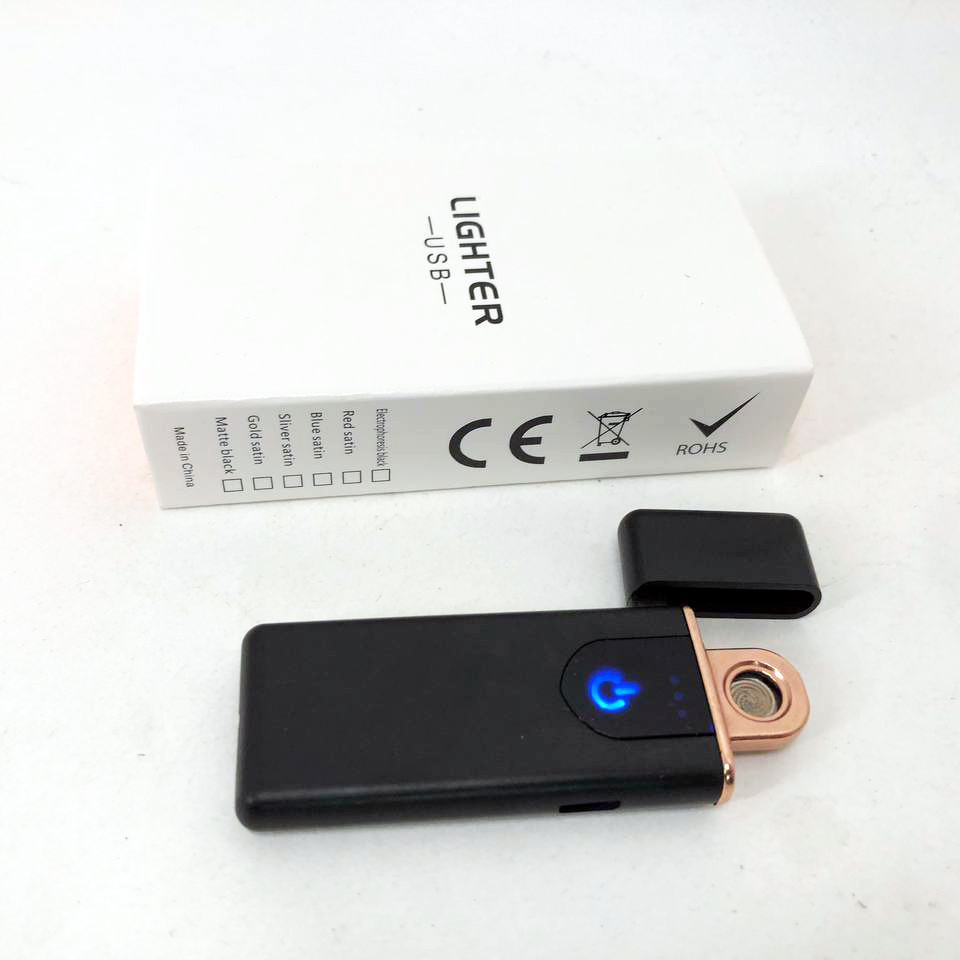 Електронна акумуляторна запальничка USB ZGP ABS, Запальничка на день народження, TZ-593 Електронна запальничка Київ - фото 4