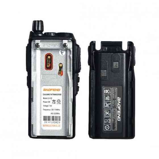 Портативная рация Baofeng UV-82 5W Li-ion UHF/VHF (Черный) Винница