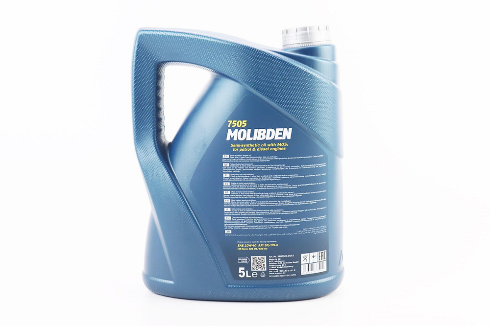 Олива 4T 10W-40 - напівсинтетична універсальна, "7505 Molibden" 5L Київ - фото 2