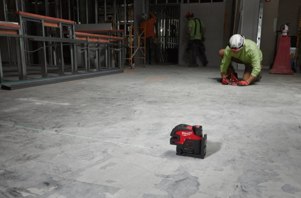 Нівелір лінійно-точковий лазерний акум. MILWAUKEE, M12 CLL4P-301C (+заряд. пристрій.,1акум.Х3Аг, кейс) Одеса - фото 9