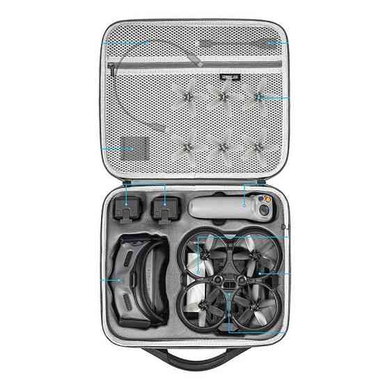 Кейс DJI Avata Explorer/Pro View Combo захисний пружний STARTRC 1119220 Київ