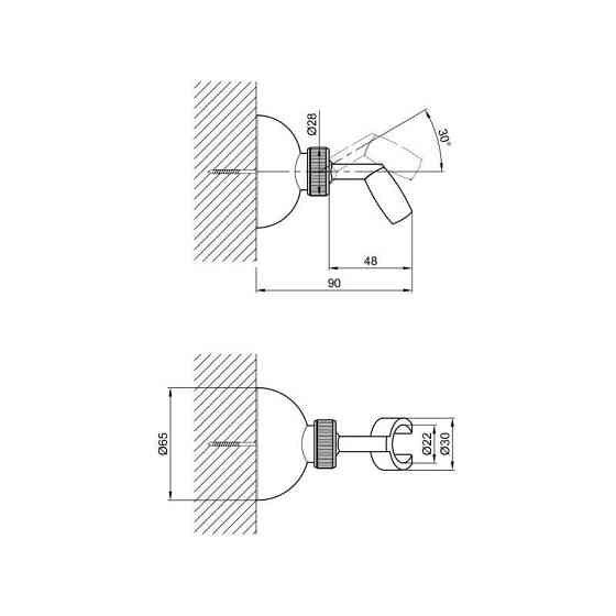 Тримач для ручного душу Lidz (CRM) 49 00 111 00 Київ