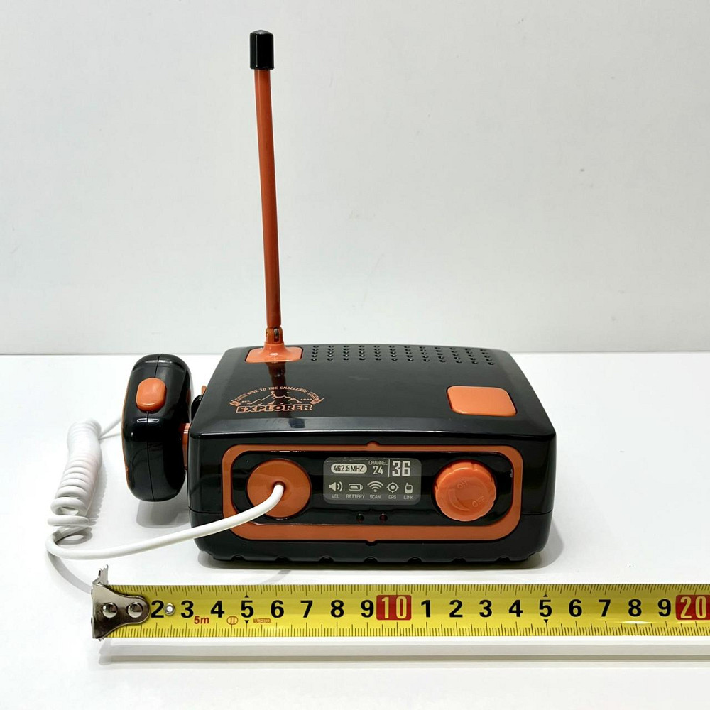 Набір Рацій дитячий 2 шт станція звук світло Чорно-жовтогаряча (ZR302A-2B) Чернігів - фото 10