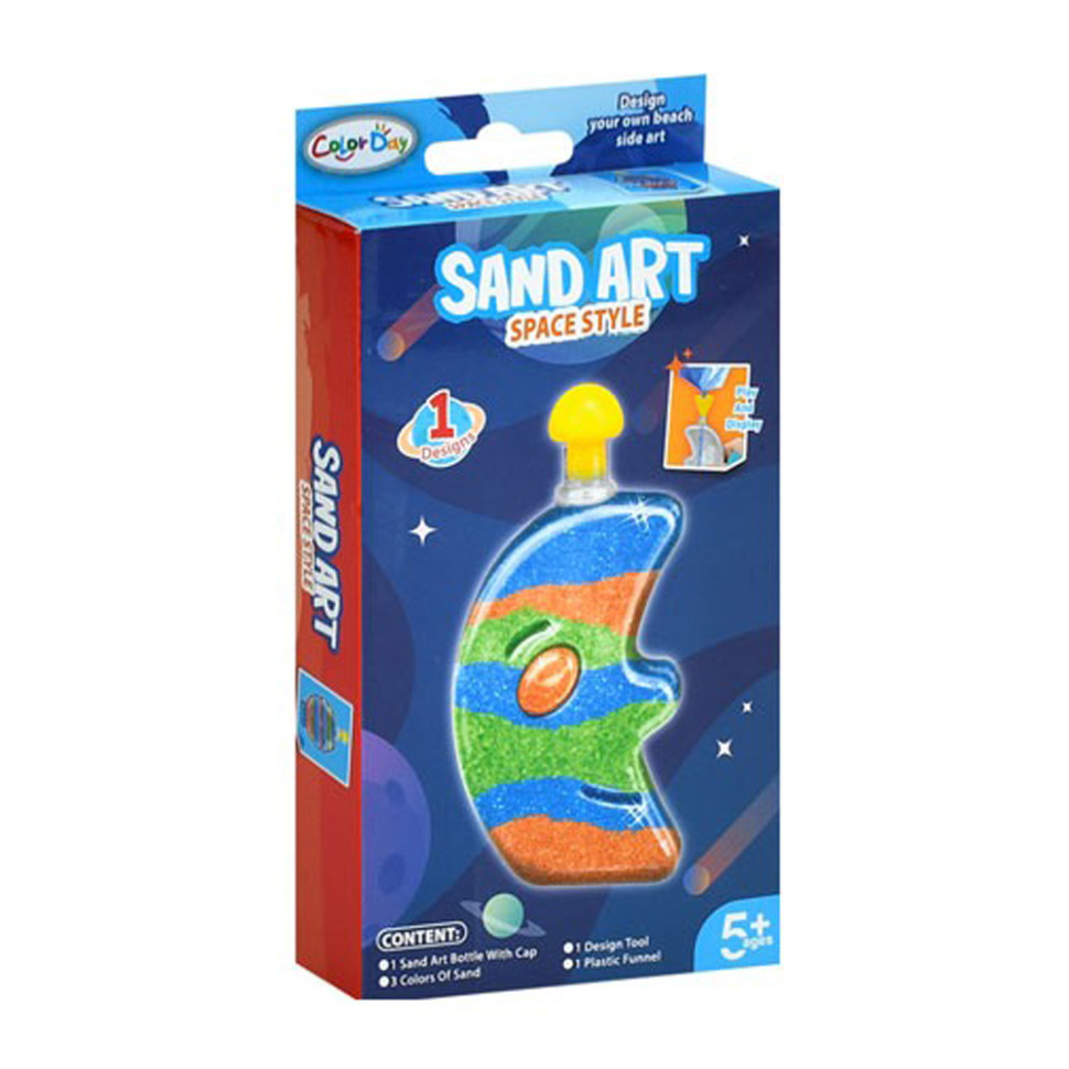 Набір для малювання піском "Куля" 8938-9-2 колба, 3 кольори Вінниця - фото 1