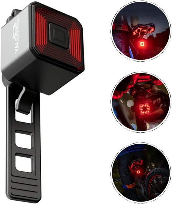 Велосипедний стоп на акумуляторі з датчиком світла Feel Fit DEN-083 Бровари - фото 2