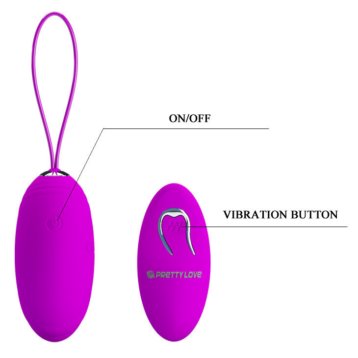 Виброяйцо - Pretty Love Jacqueline Vibrating Egg Purple Sex Aura Киев - изображение 3