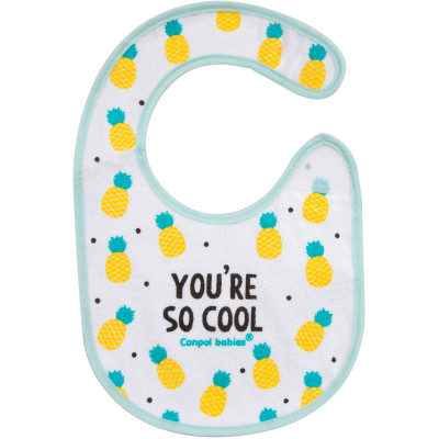 Слюнявчик Canpol babies So Cool хлопковый бирюзовый (15/114_tur) Винница - изображение 3