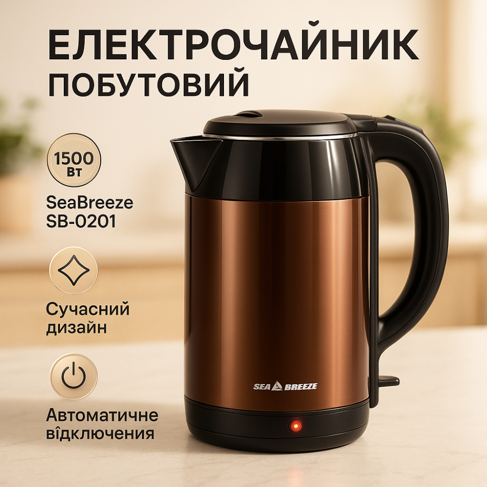 Мощный электрочайник электрический, Электрочайник для комфортного использования на кухне LA-74 Львов - изображение 15
