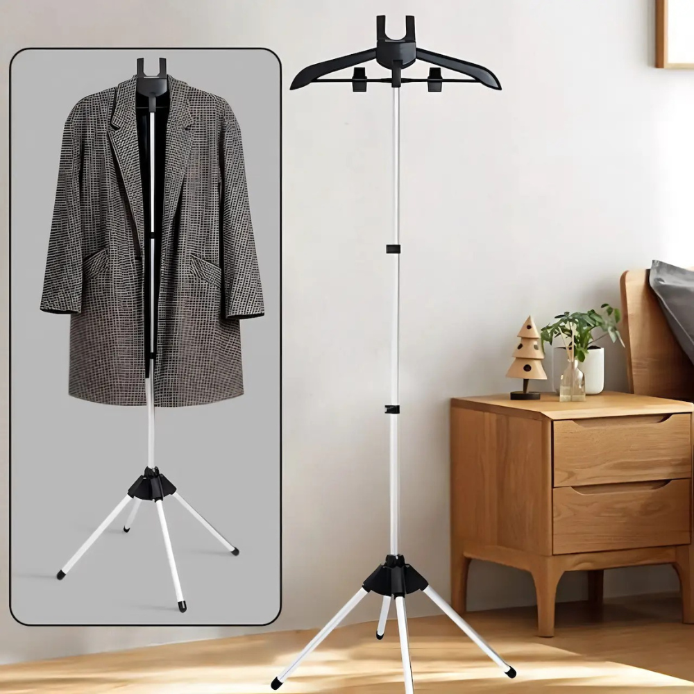 Стойка вешалка для отпаривателя одежды,телескопическая для глажки вещей паром,выдвижная 85-160 см,черная Каменец-Подольский - изображение 8