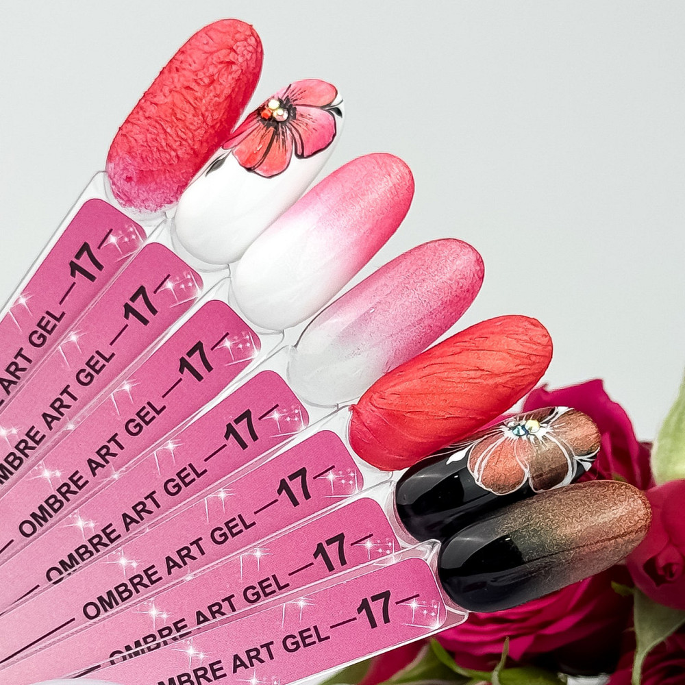 Гель-фарба для омбре Crooz Art gel ombre №17 3мл Херсон - изображение 1