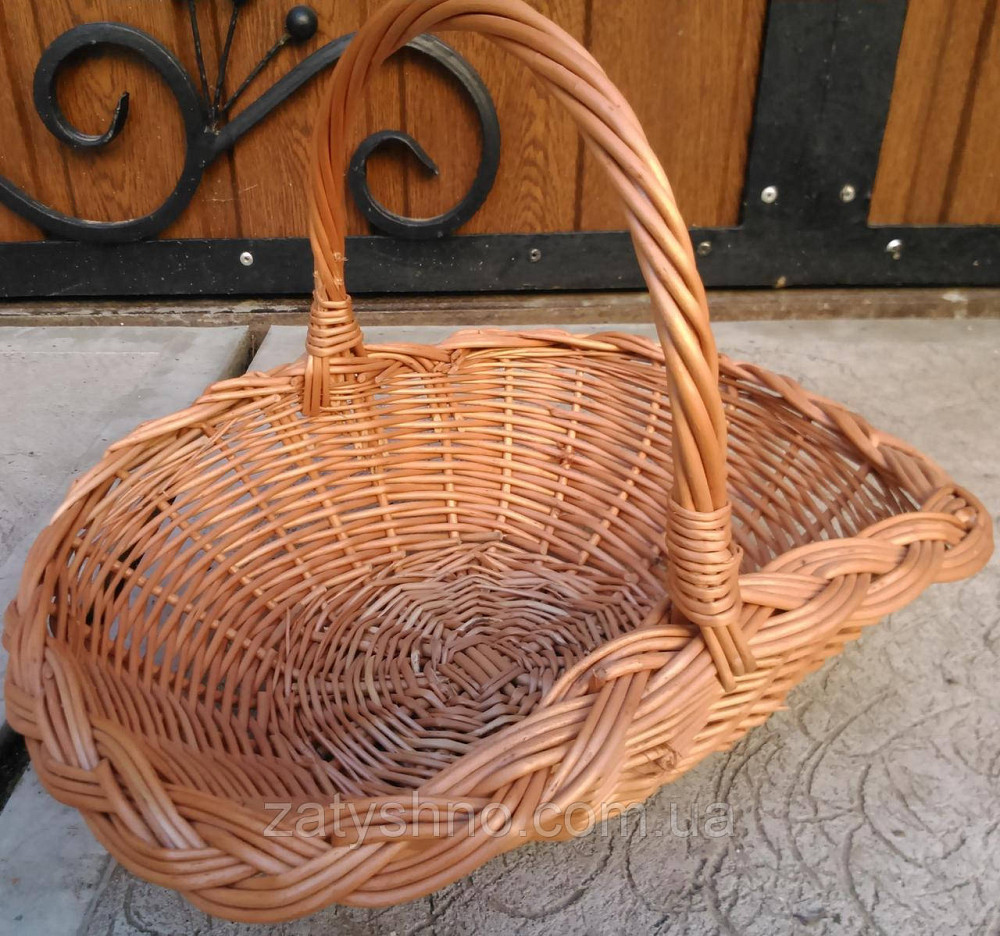 Кошик плетений великий Київ - фото 1