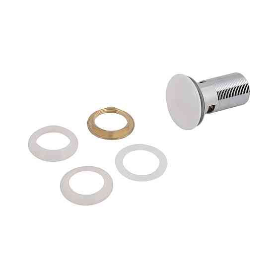 Qtap Pop-up Донний клапан для біде з переливом 70х70х110 mm White Київ