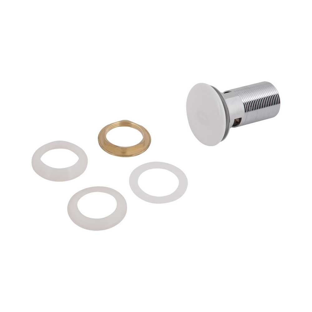 Qtap Pop-up Донний клапан для біде з переливом 70х70х110 mm White Київ - фото 3