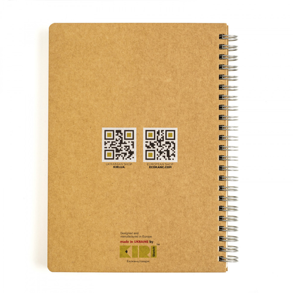 Блокнот "Пригоди" еко крафт-картон 11105-KR на пружині 60 сторінок Вінниця - фото 2