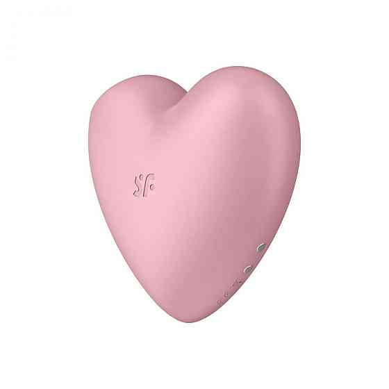 Вакуумный стимулятор - Satisfyer Cutie Heart Light Red Sex Aura Киев