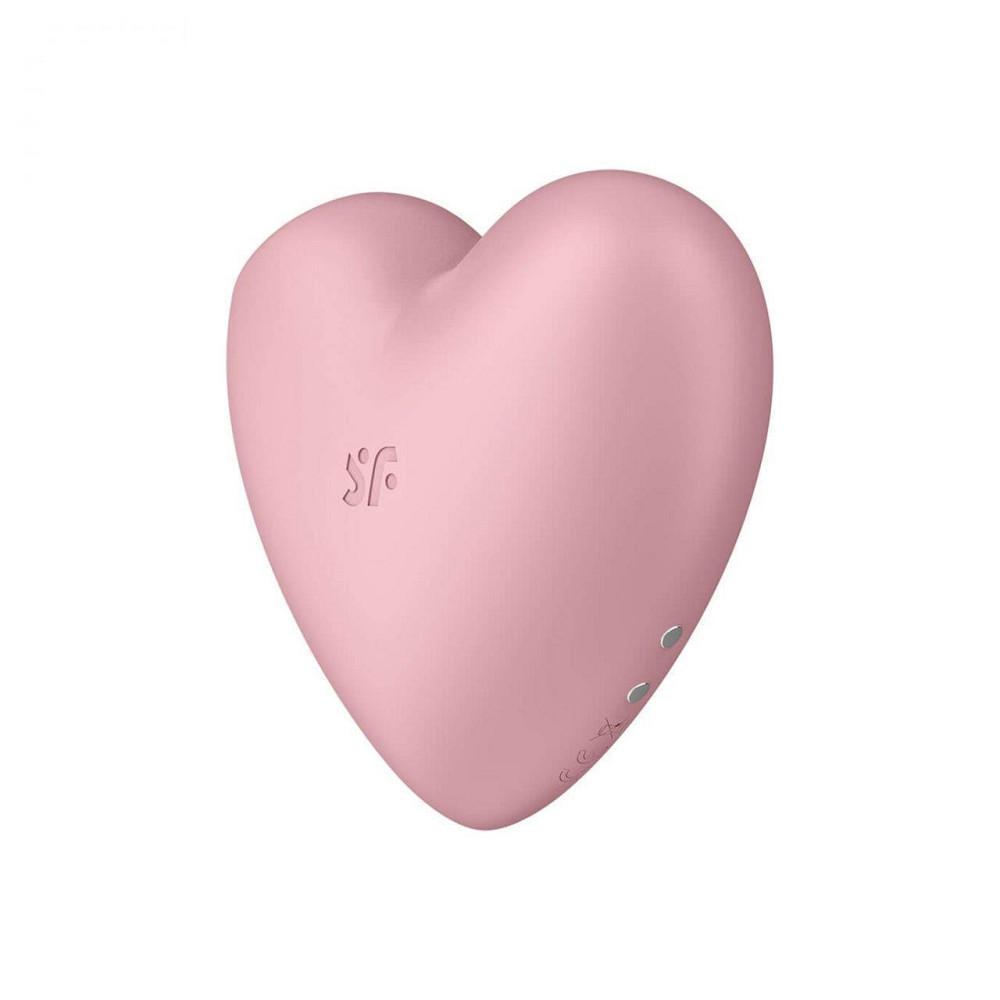 Вакуумний стимулятор - Satisfyer Cutie Heart Light Red Sex Aura Київ - фото 6