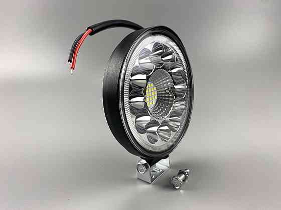 Фара LED кругла 33 led діода 6500K, автомобільне світлодіодне робоче світло Мукачево