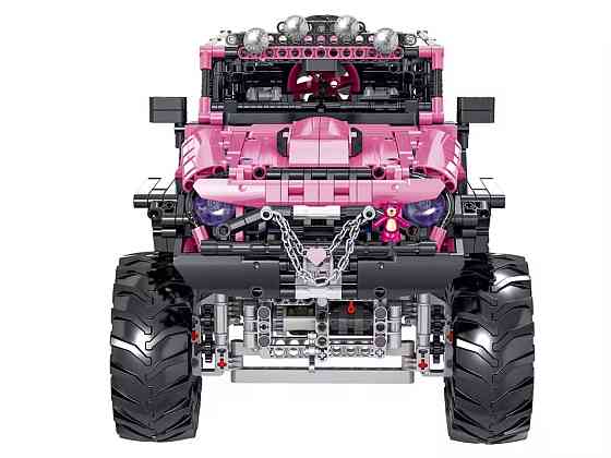 Конструктор детский внедорожник “Джип розовый” игровой  на 2471 деталь Каменец-Подольский