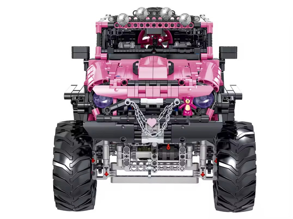 Конструктор дитячий позашляховик "Джип рожевий" ігровий на 2471 деталь Кам'янець-Подільський - фото 3