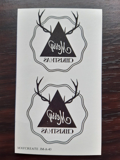 Новорічна тату - 10*6см Київ - фото 1