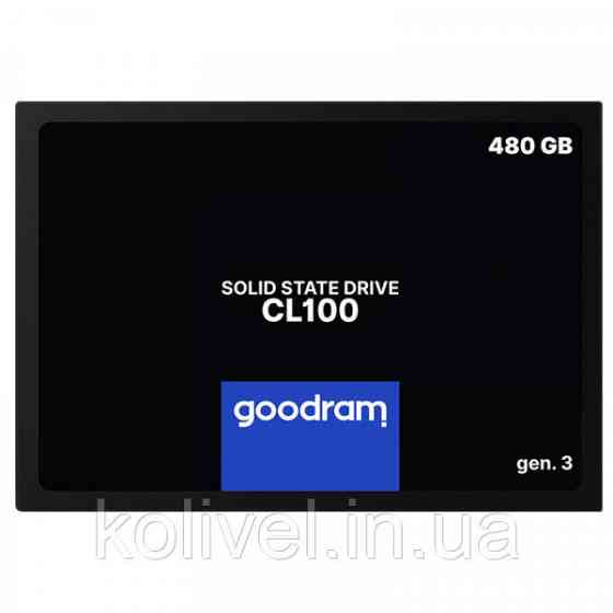 SSD 480Gb GoodRAM CL100 SATA III 2.5" TLC (SSDPR-CL100-480-G3) Київ