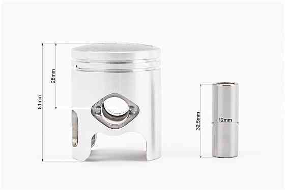 Циліндр к-кт (цпг) 2Трем 50cc-40мм (висота циліндра 64/87мм) (палець 12) Stels Киев