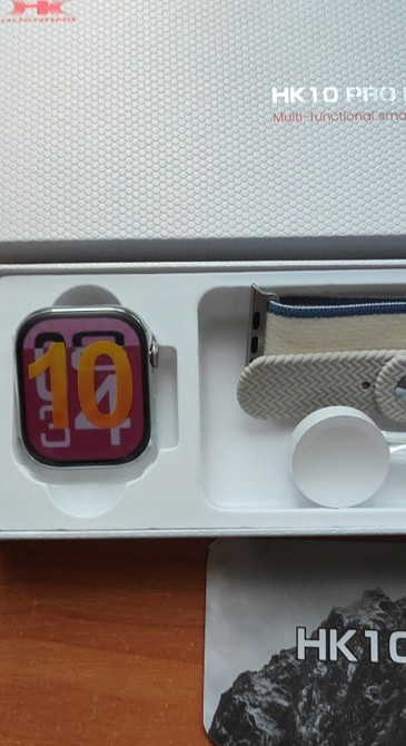 Смарт-годинник HK10 Pro Max Smart Watch Series 10 AMOLED (Серые) Киев - изображение 3