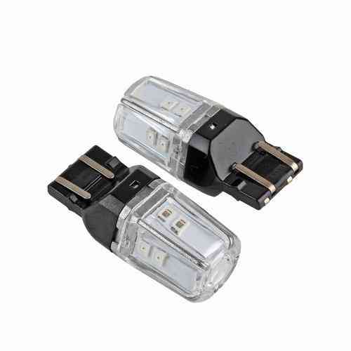 Світлодіодна лампа PULSO 7443 W3x16q 12SMD 2835 9-36В червона габаритна 50лм Харків