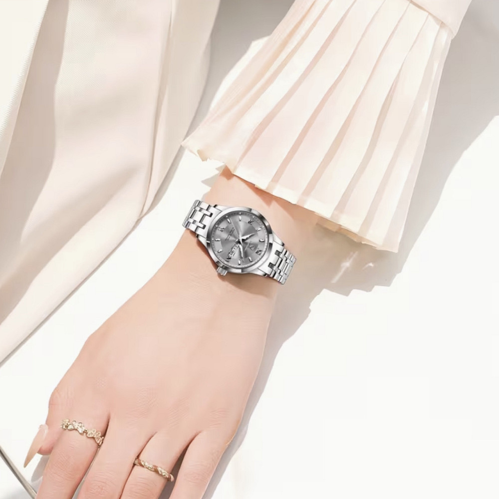 Годинник жіночий наручний Poedagar Berlin Lady Сріблястий Київ - фото 16