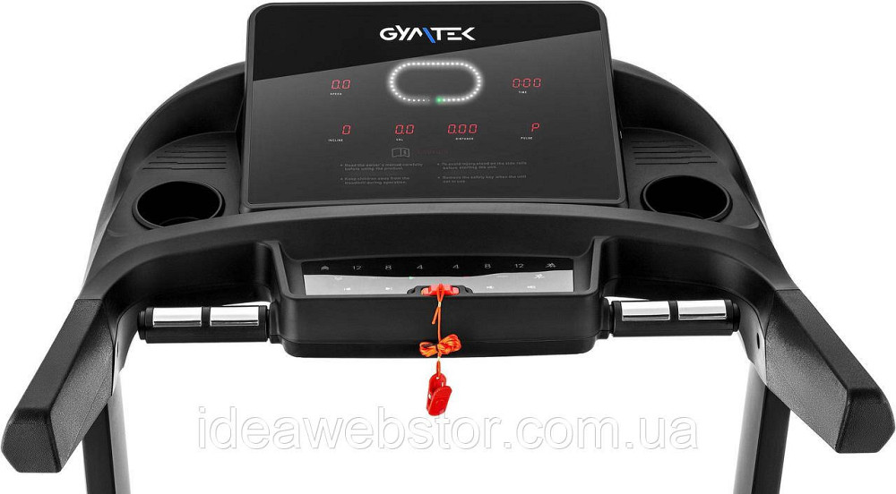 Бігова доріжка GYMTEK XT900 електрична складна для дому 20 км/год з автоматичним нахилом амортизацією двигуном 3 к.с. до 150 кг Київ - фото 11