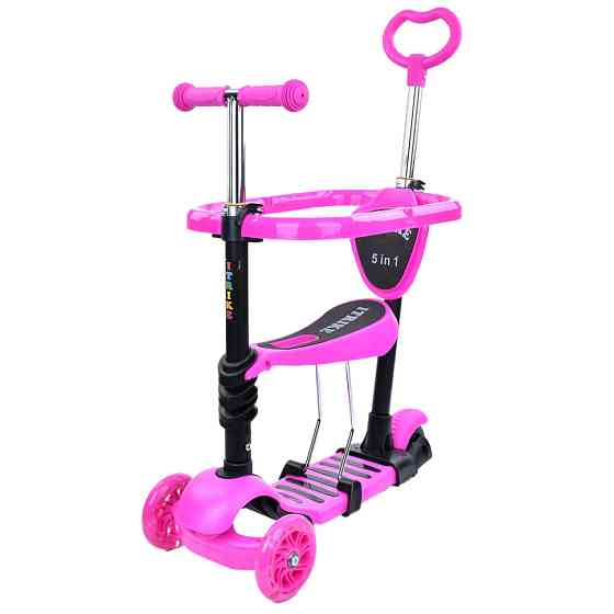 Самокат дитячий 3-х колісний 5 в 1 JR3-103-P, до 25 кг Вінниця