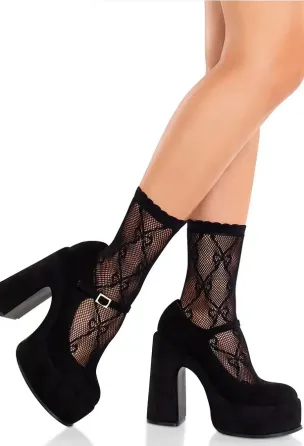 Шкарпетки Leg Avenue Bow Net Anklets Львів