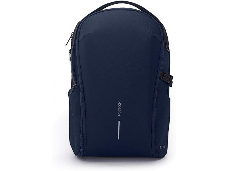 Рюкзак городской Bobby Bizz Business 18л-25л для ноутбука 16 дюймов с защитой от краж и порезов (Синий) Винница - изображение 6