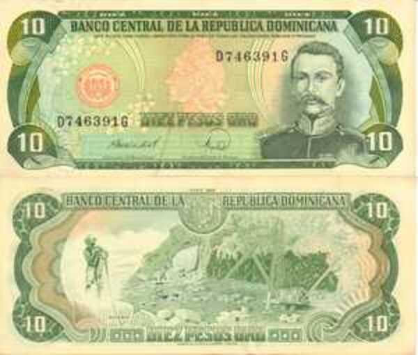 Домінікана / Доминикана / Dominicana Republic 10 Pesos Oro 1988 Pick 119c UNC Полтава - изображение 1