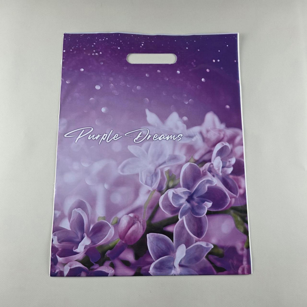 Пакет із прорізною ручкою, ламінований "Дрімз" 45/20мк (30*40) ДПА (50 шт.) Харків - фото 1