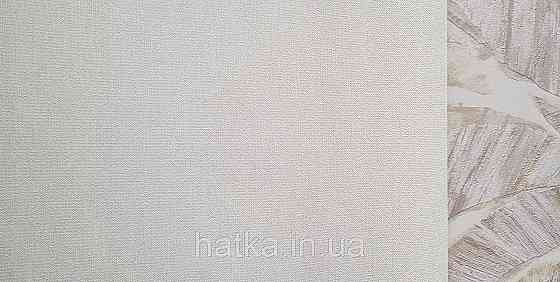 Шпалери вінілові на флізеліновій основі Rasch Ascona 1.06х10 однотонні структурні тонка смужка бежеві Київ